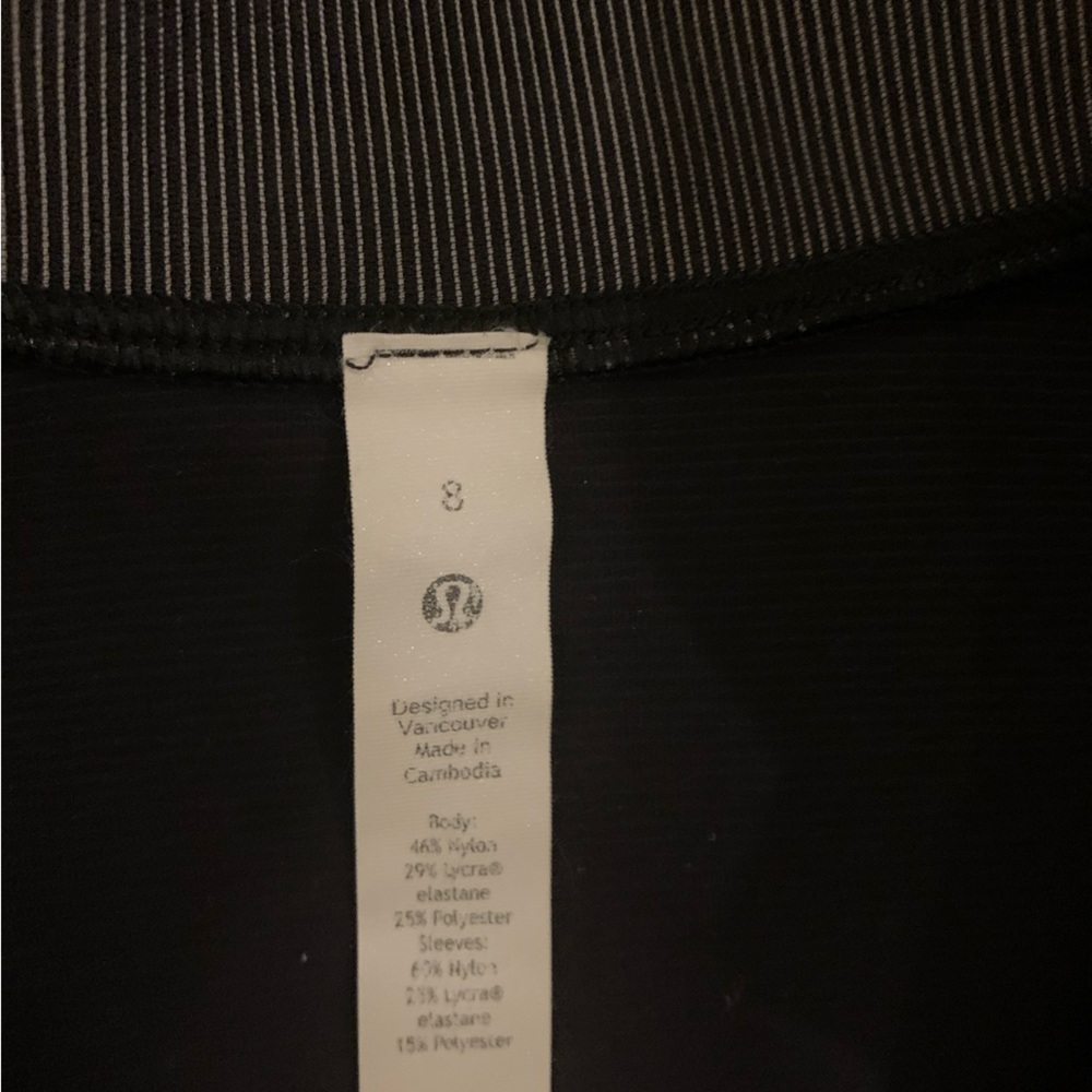 Two-Tone Ribbed Running Half Zip - Picture 5 of 5